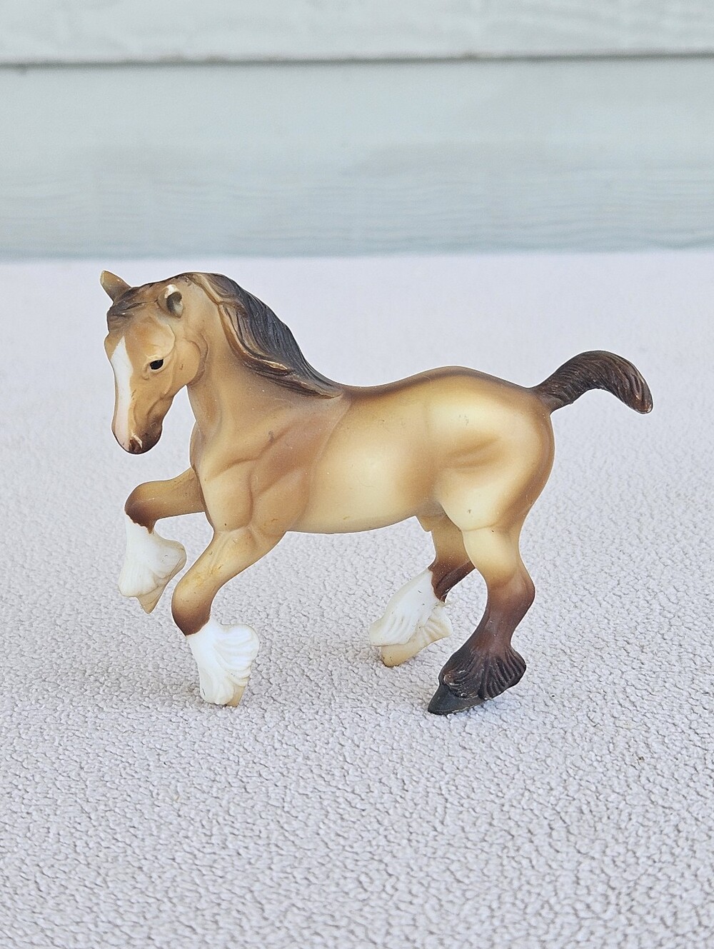 VTG Breyer Stablemates Clydesdale Horse Red Dun 1999 Figure Reeves